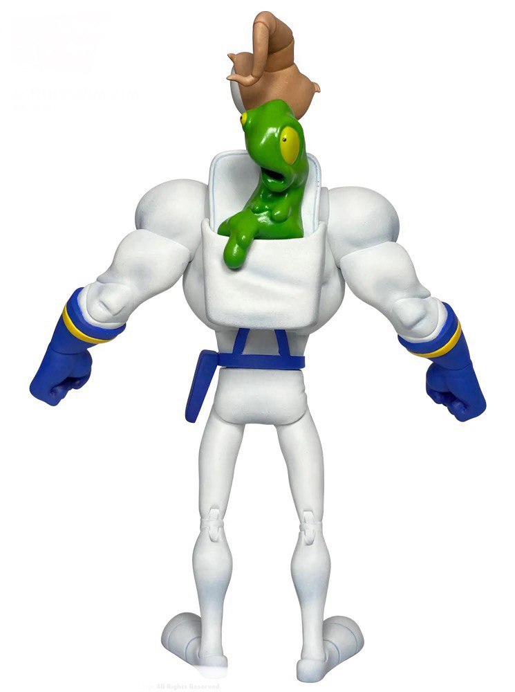 Action Figure Earthworm Jim With Snott - Original PDNA Toys - Cubo