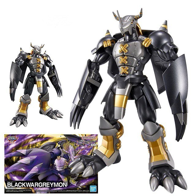 BlackWarGreymon Figure-rise Standard Model Kit Digimon - Orig