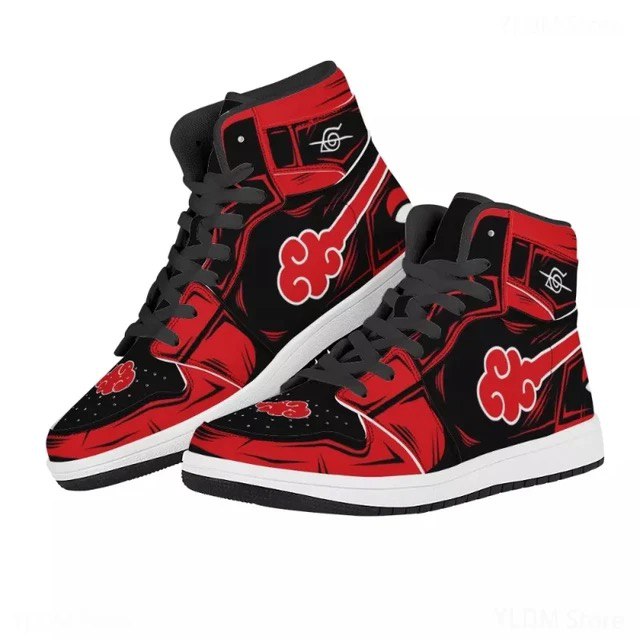 JOKERD ＜CRYSTAL＞　AKATSUKI Tênis Star Akatsuki Alta Qualidade - Naruto Shippuden - Cubo Nerd