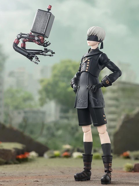 Action Figure 9S NieR:Automata - Bandai ShFiguarts - Cubo Nerd - O