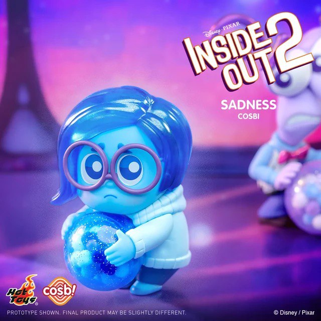 Figure Tristeza Divertida Mente 2 Inside Out - Original Cosb! Hot