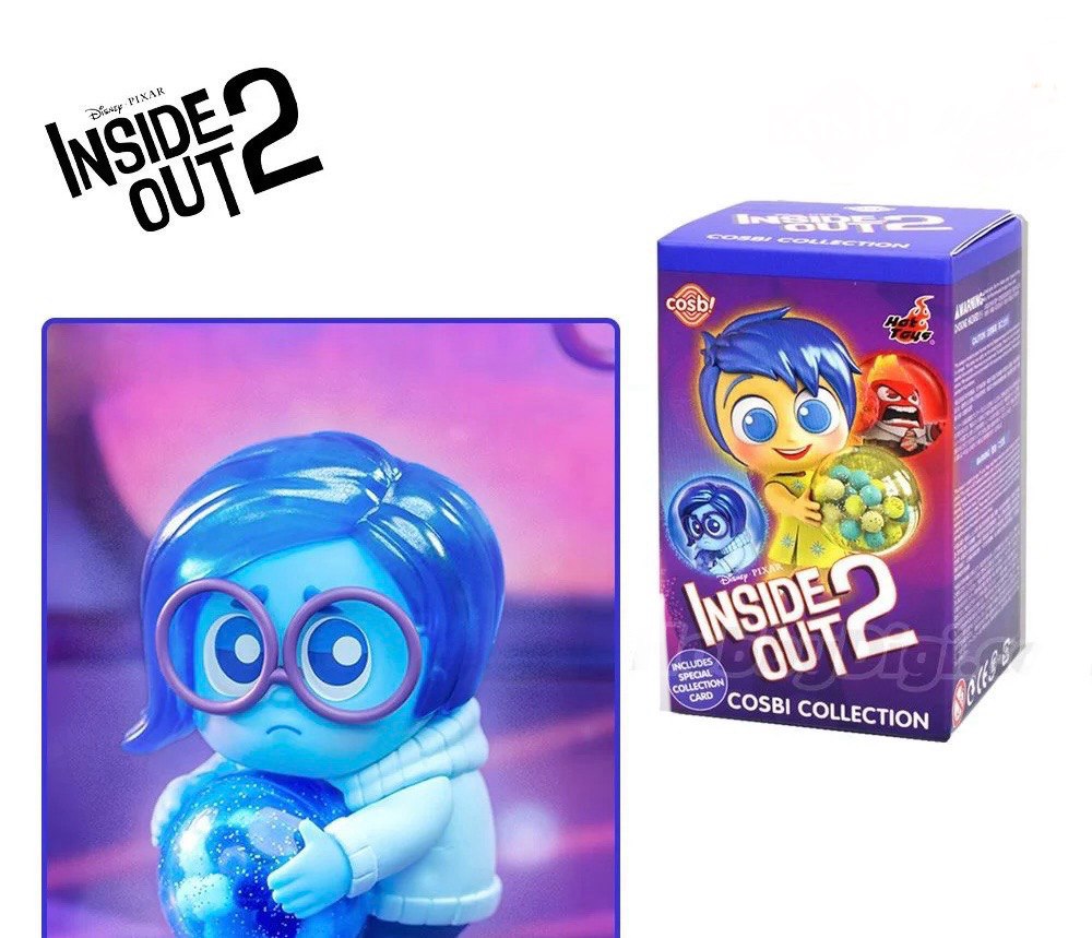 Figure Tristeza Divertida Mente 2 Inside Out - Original Cosb! Hot