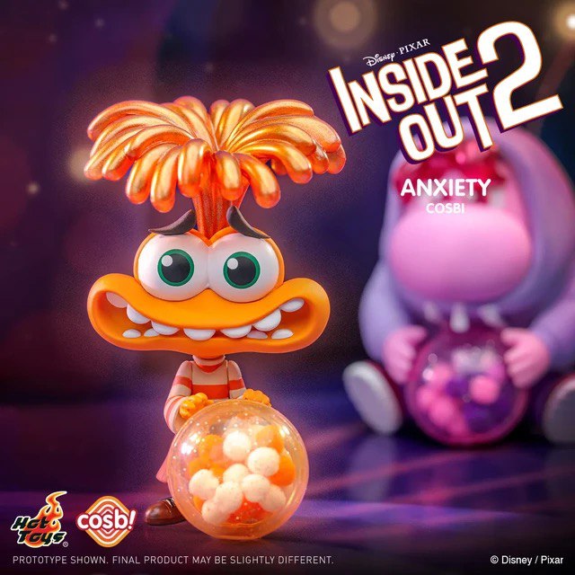 Figure Ansiedade Divertida Mente 2 Inside Out - Original Cosb! Hot