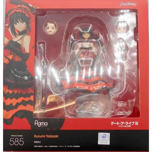 kurumi Figure Kurumi Tokisaki Date A Live III - Original Figma 585 Max