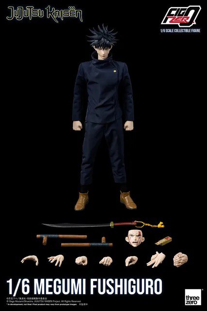 Action Figure Megumi Fushiguro 1/6 Jujutsu Kaisen -Original Three