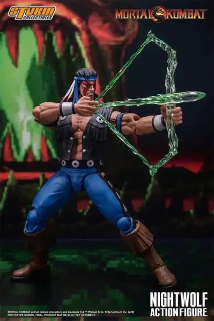 Action Figure Mortal Kombat - Nightwolf Storm Collectibles - Cubo