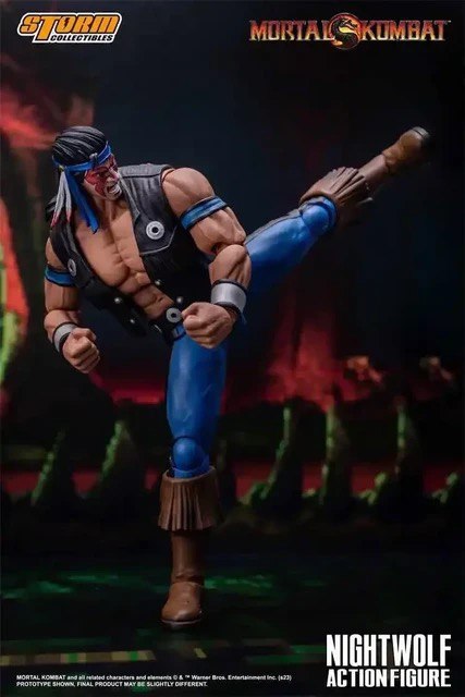 Action Figure Mortal Kombat - Nightwolf Storm Collectibles - Cubo