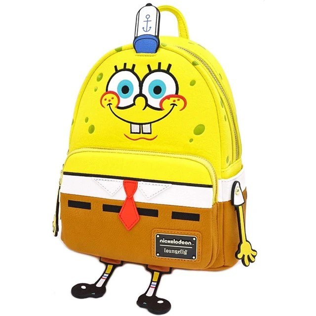 Mochila Bob Esponja Nickelodeon Original Loungefly Cubo Nerd O universo geek em um clique
