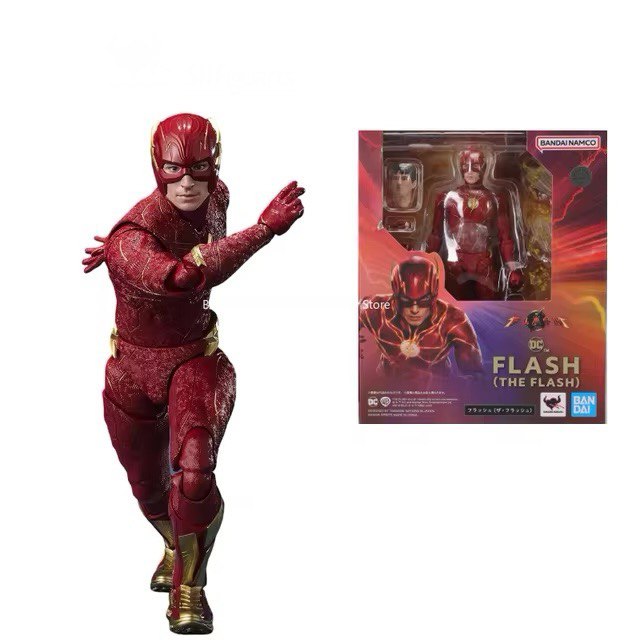 Action Figure Flash The Flash Dc Comics - Bandai ShFiguarts - Cubo