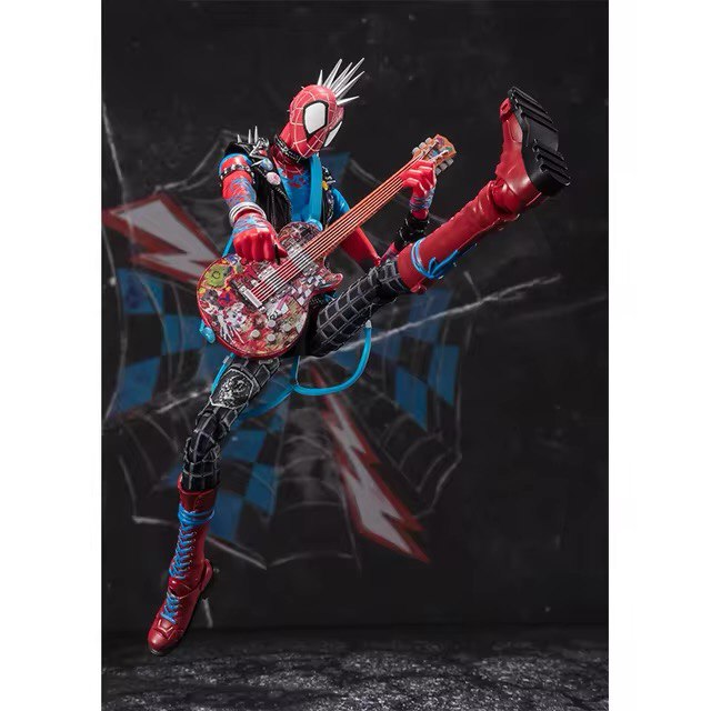 SHFiguarts Spider-Punk フィギュア S.H.Figuarts Across The Spider-verse: figura do Spider-punk