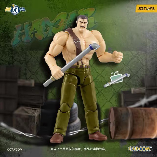 Action Figure Haggar Final Fight Escala 1:12 - Original 52Toys