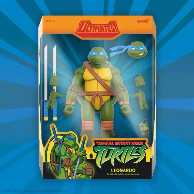 Action Figure Leonardo TMNT ULTIMATES! Wave 12 - Super7 - Cubo