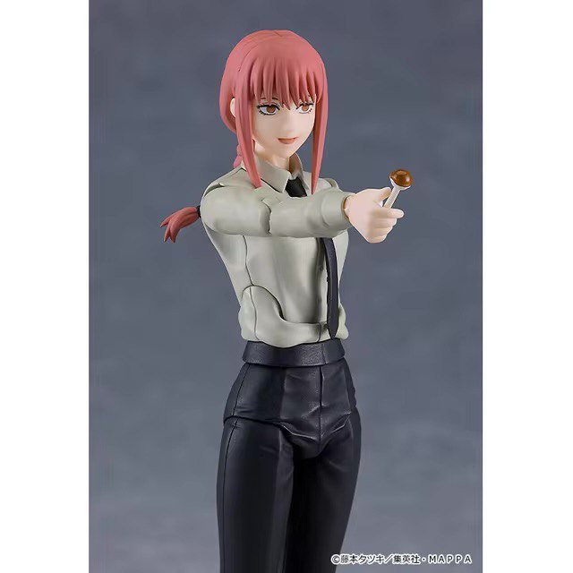 Action Figure Makima Chainsaw Man - Original Figma 617 - Cubo Nerd