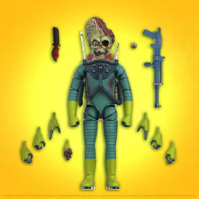 Action Figure Mars Attacks Smashing the Enemy - Original Super7
