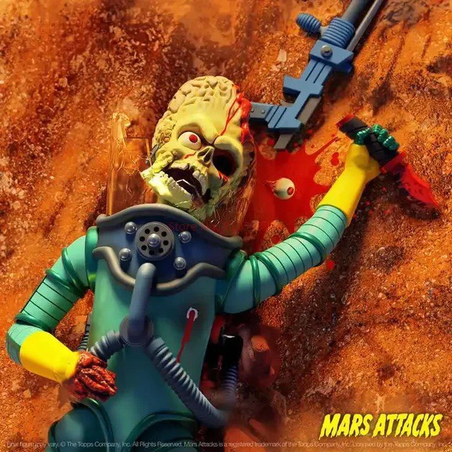 Action Figure Mars Attacks Smashing the Enemy - Original Super7