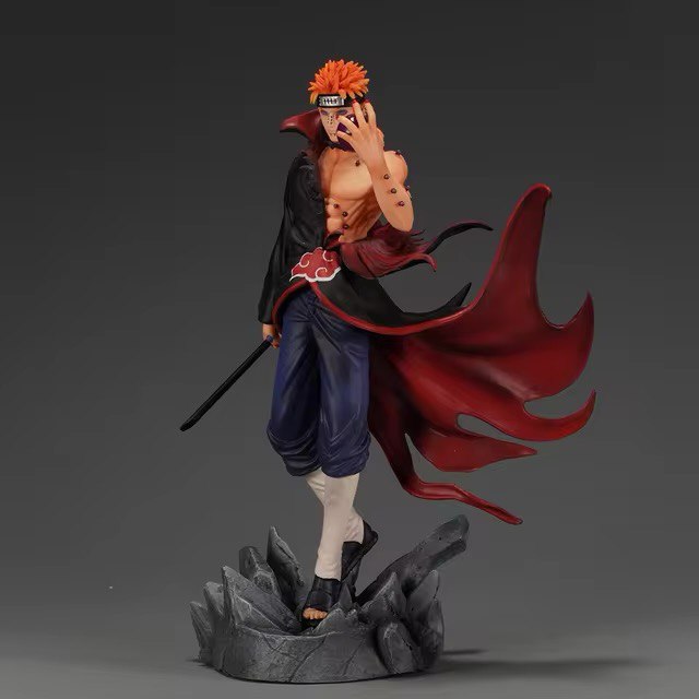 JOKERD ＜CRYSTAL＞　AKATSUKI Estátua Pain Akatsuki Naruto Shippuden 23Cm - Crazy Toys - Cubo