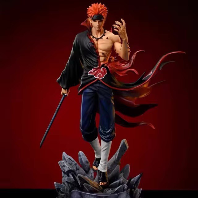 Estátua Pain Akatsuki Naruto Shippuden 23Cm - Crazy Toys - Cubo