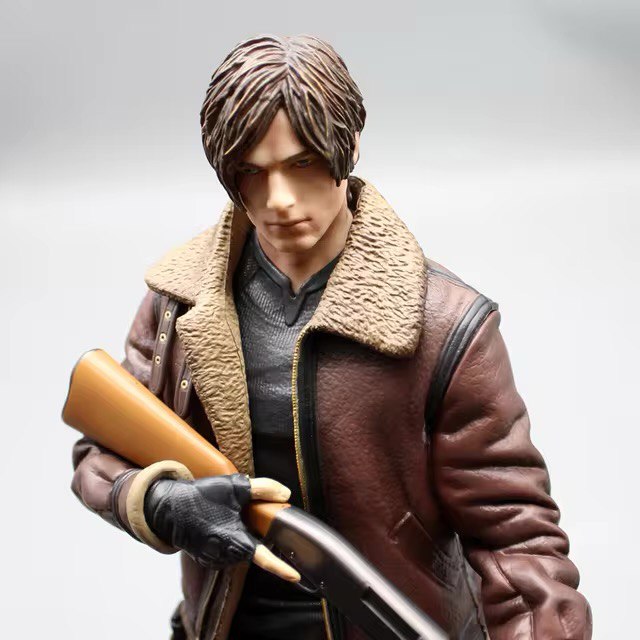 Figure Leon S. Kennedy 1/6 Resident Evil 4 - Cubo Nerd - O