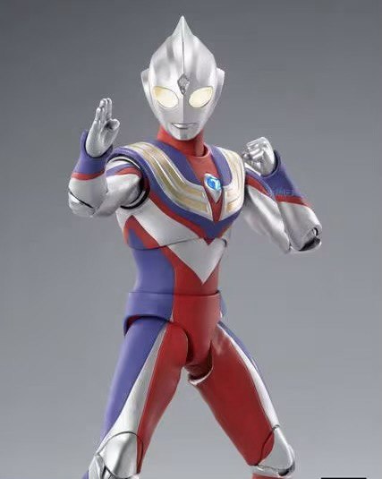 Action Figure Ultraman Tiga - Original ZD Toys - Cubo Nerd - O
