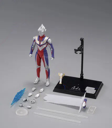 Action Figure Ultraman Tiga - Original ZD Toys - Cubo Nerd - O