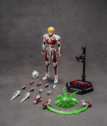 Action Figure Ultraman Ace - Original ZD Toys - Cubo Nerd - O