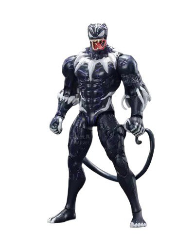 Action Figure Pantera Negra Simbionte - Original ZD Toys - Cubo