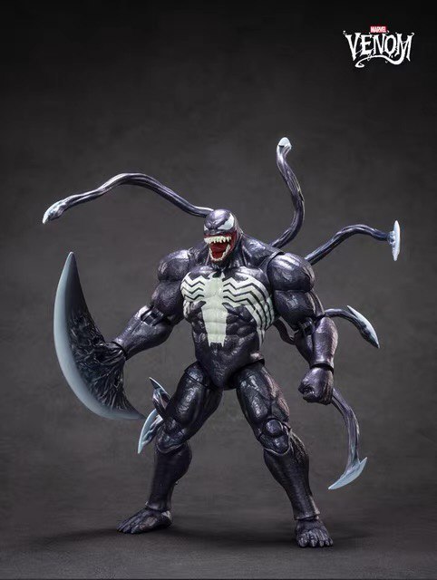 Action Figure Venom Marvel - Original ZD Toys - Cubo Nerd - O
