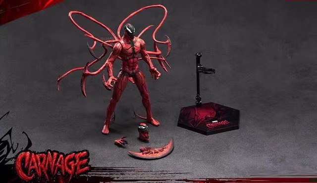 Action Figure Carnage Marvel - Original ZD Toys - Cubo Nerd - O