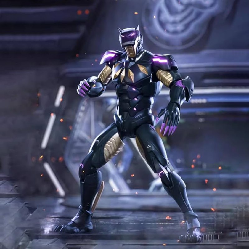Action Figure Pantera Negra Gamer Verse Marvel - Original ZD Toys