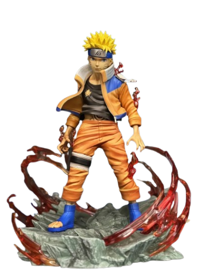 Diorama Uzumaki Naruto Rasengan - Naruto Clássio - Cubo Nerd - O