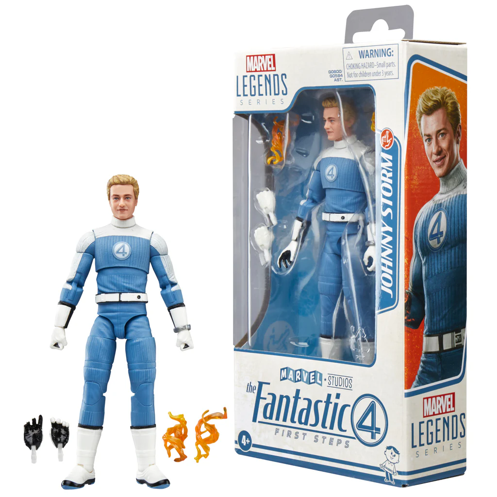Figure Johnny Storm Quarteto Fantástico Filme 2025 Marvel Legends