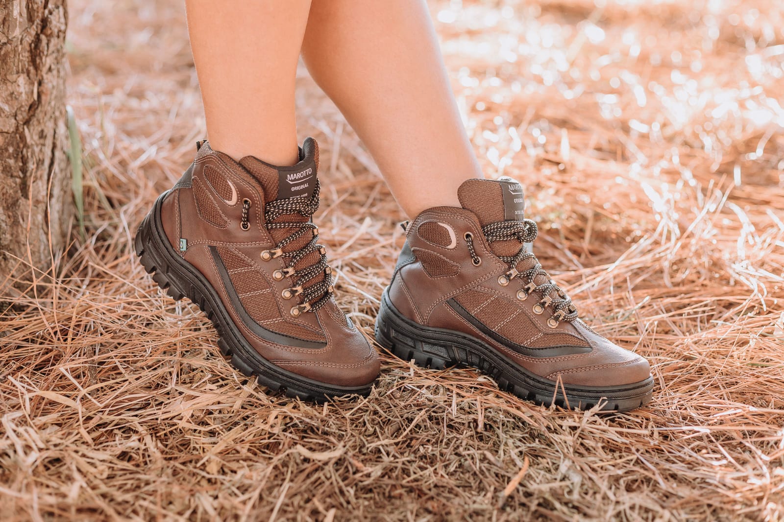 Shoe Coturno Adventure Feminino TÃªnis Cano Alto Preto Com Rosa