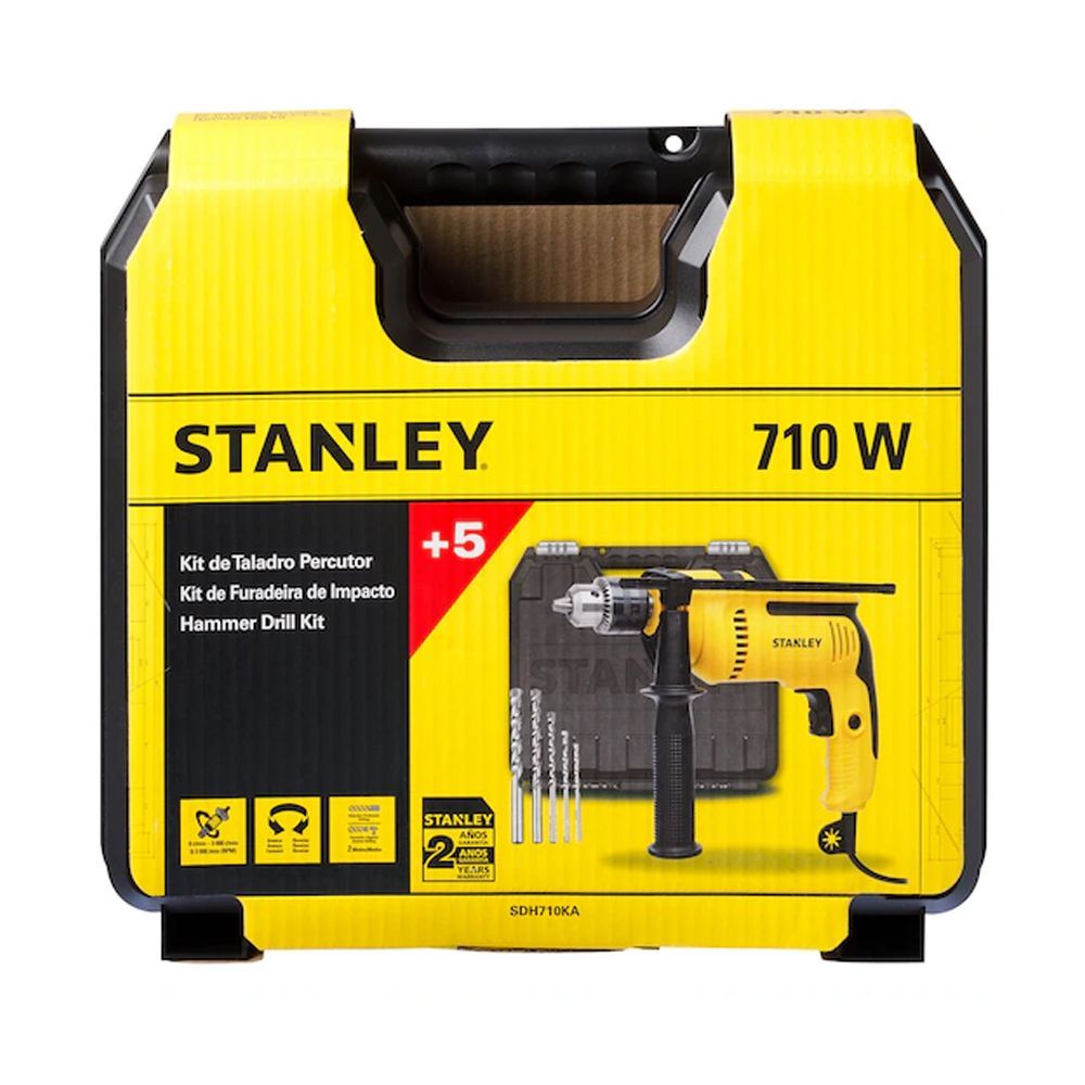 Furadeira de Impacto Stanley SDH710B2 710W 1/2