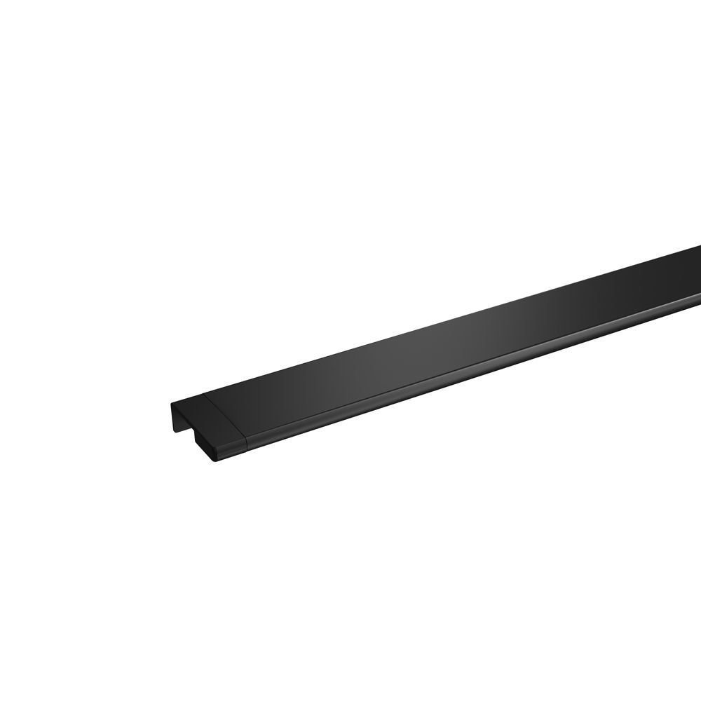 Puxador em Alumínio 6mt para MDF 15 a 18mm Preto RM-183 Facetato