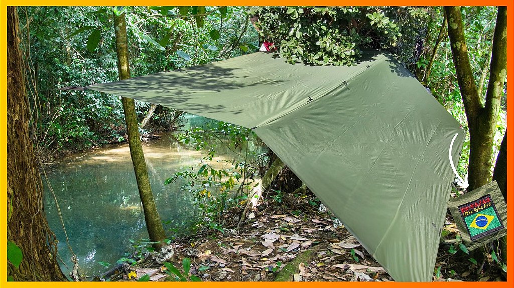 Tarp EX-FA /A2 Ultra Light Pró – Verde ou Laranja - Equipamento de