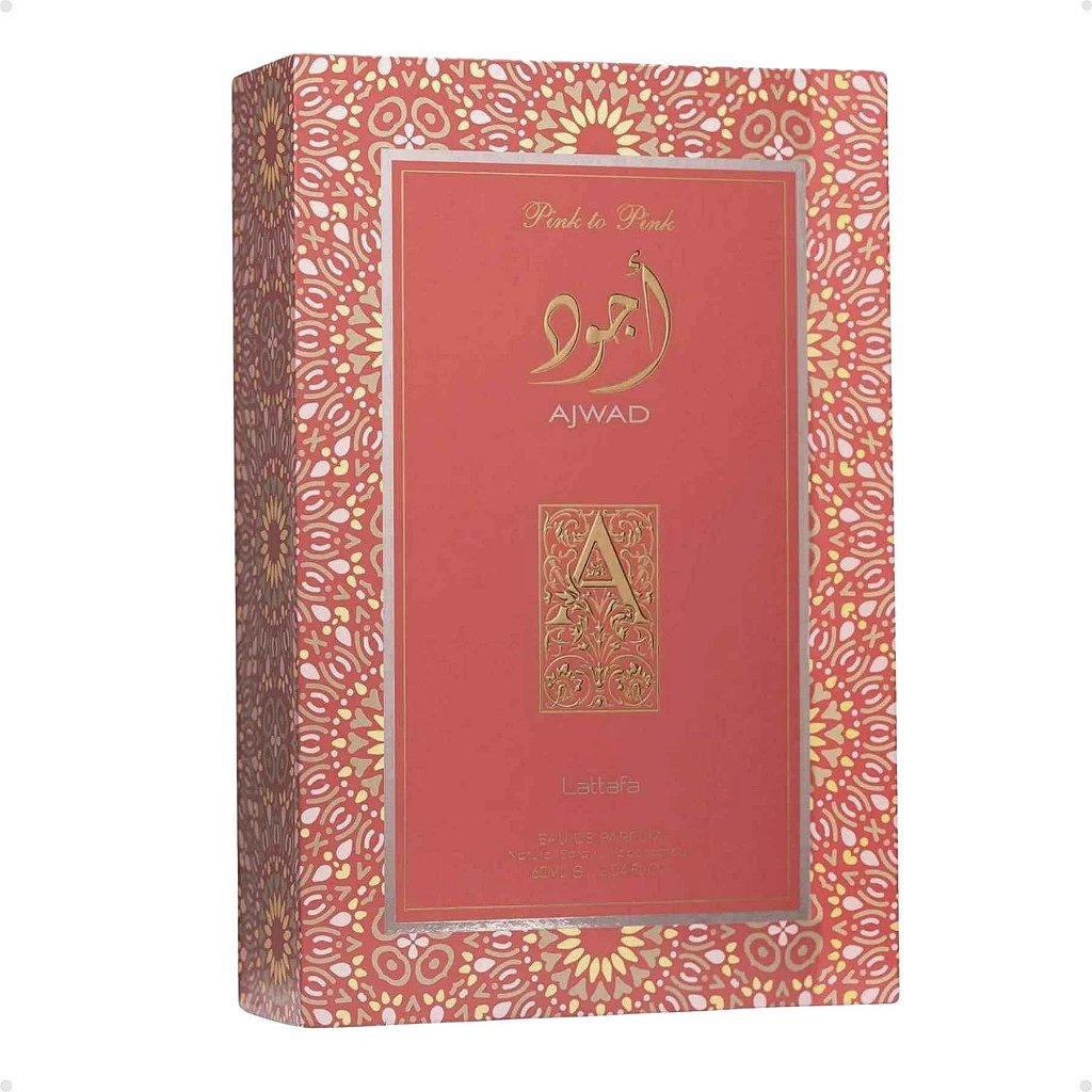 Perfume Arabe Lattafa Ajwad Pink To Pink 60ml EDP Unissex - Brand