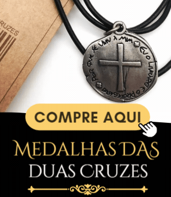 Medalha das Duas Cruzes Original