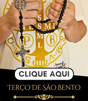 Terço de São Bento Preto Original