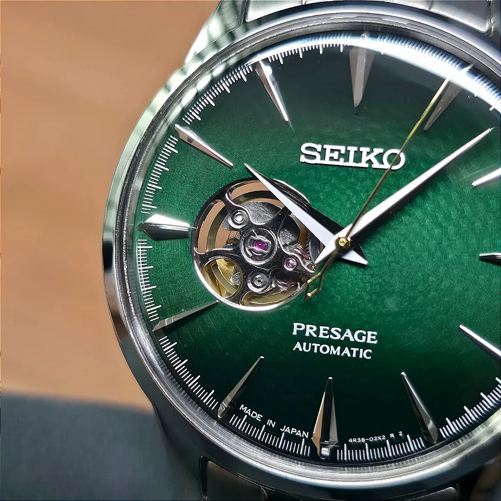 Relógio Seiko Presage Cocktail Time SSA441J1 Grasshopper