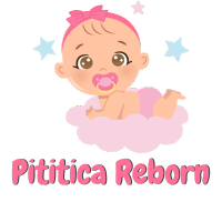 Bebê Reborn Realista Ana 49cm corpo de pano - Pititica Reborn Bebê Reborn