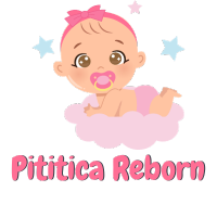 Bebê Reborn Realista de Silicone 50 cm - Pititica Reborn Bebê Reborn