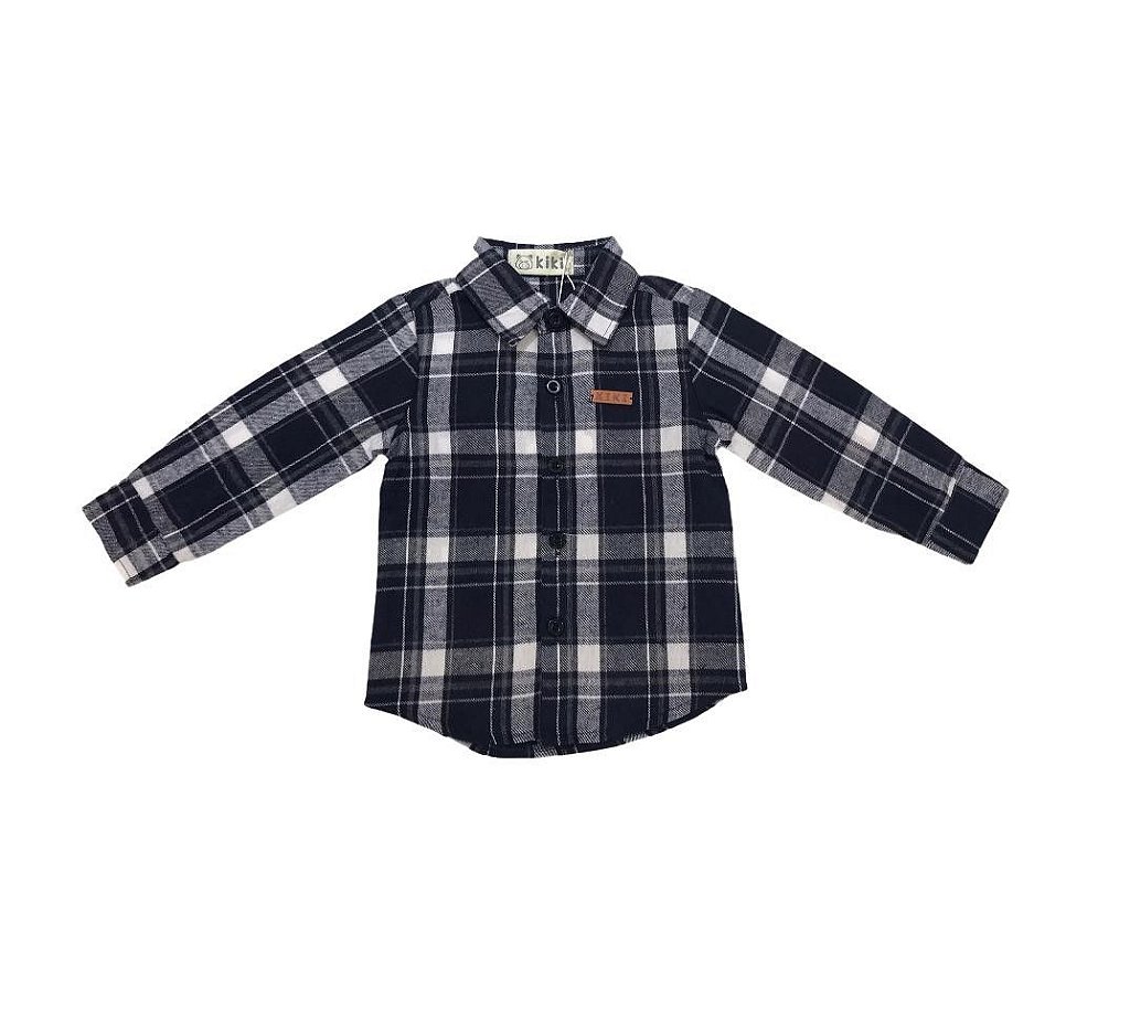 Camisa flanela infantil sales