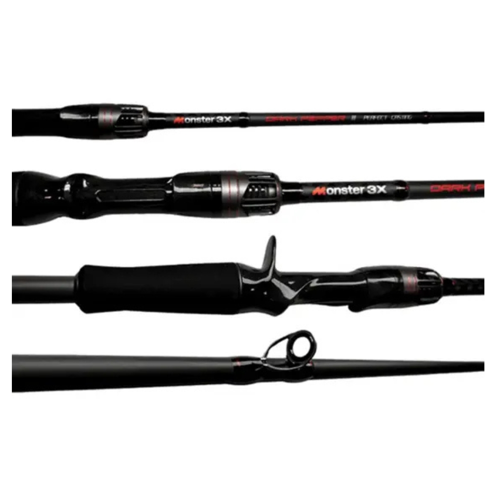 Vara Monster M3X Dark Pepper 10 20lbs 6 3 (1,91m) - Carretilha