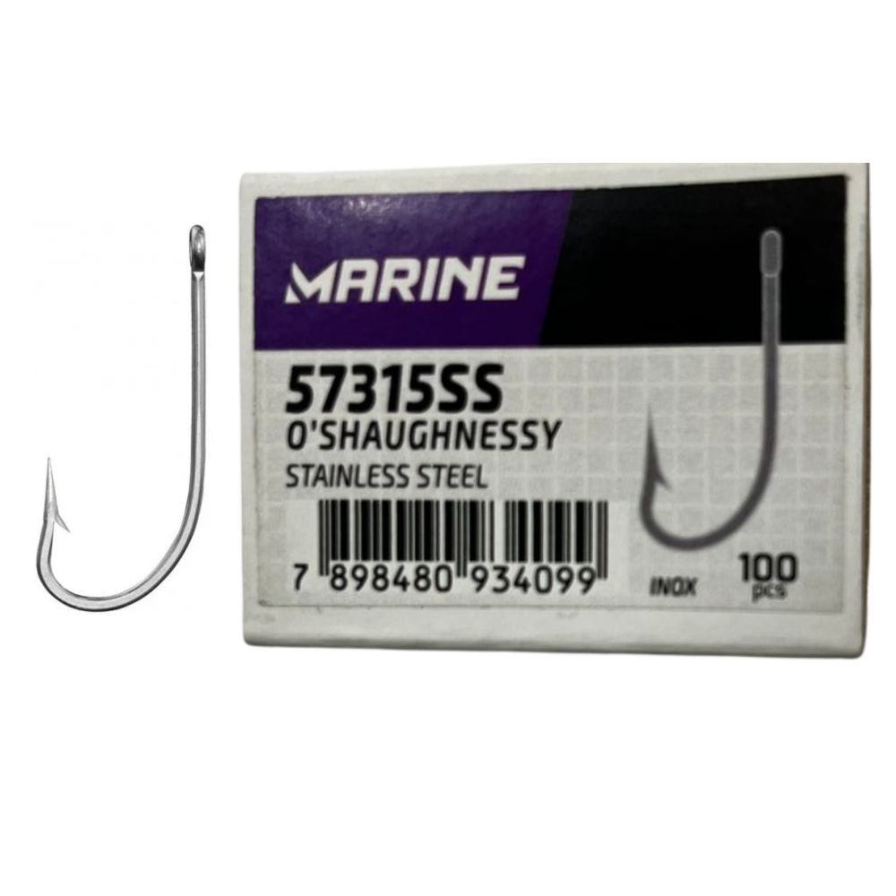 Anzol Marine Sport Nickel 57315SS - Caixa 100Un - Usina da Pesca