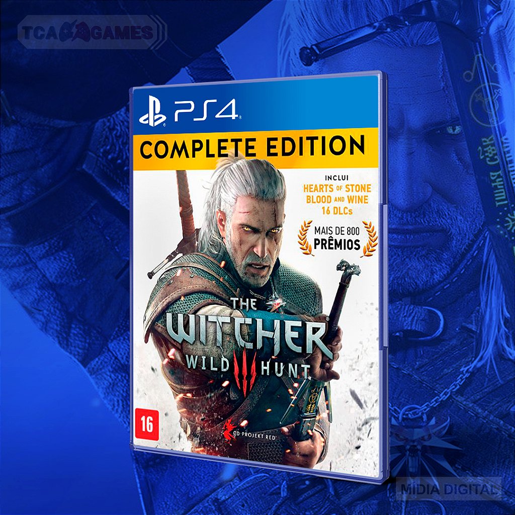 The Witcher 3: Wild Hunt Complete Edition - PS4 - Mídia Digital