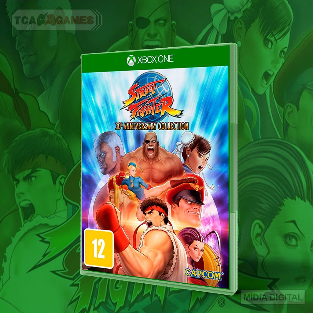 Street Fighter 30th Anniversary Collection Xbox One Mídia Digital