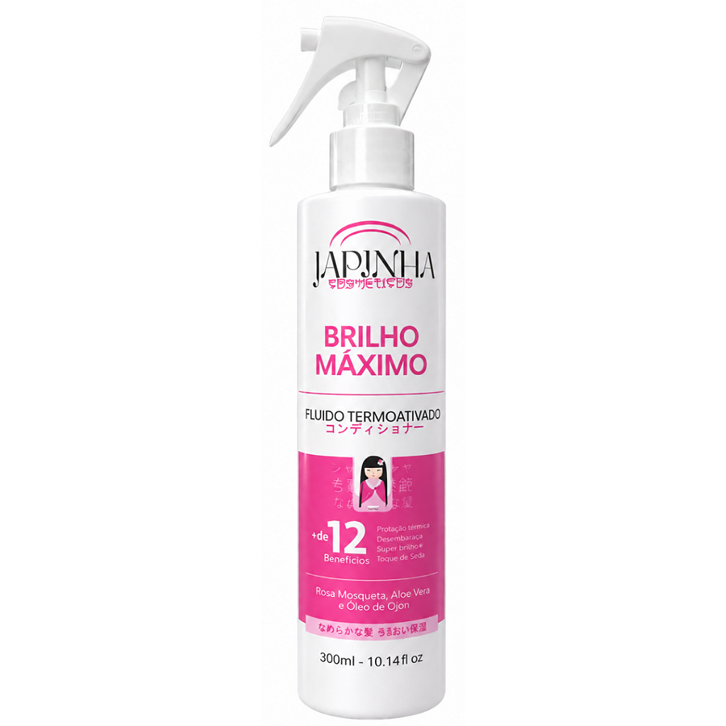 Japinha Protetor Térmico Liso Máximo 300ml - Distribuidora Direta