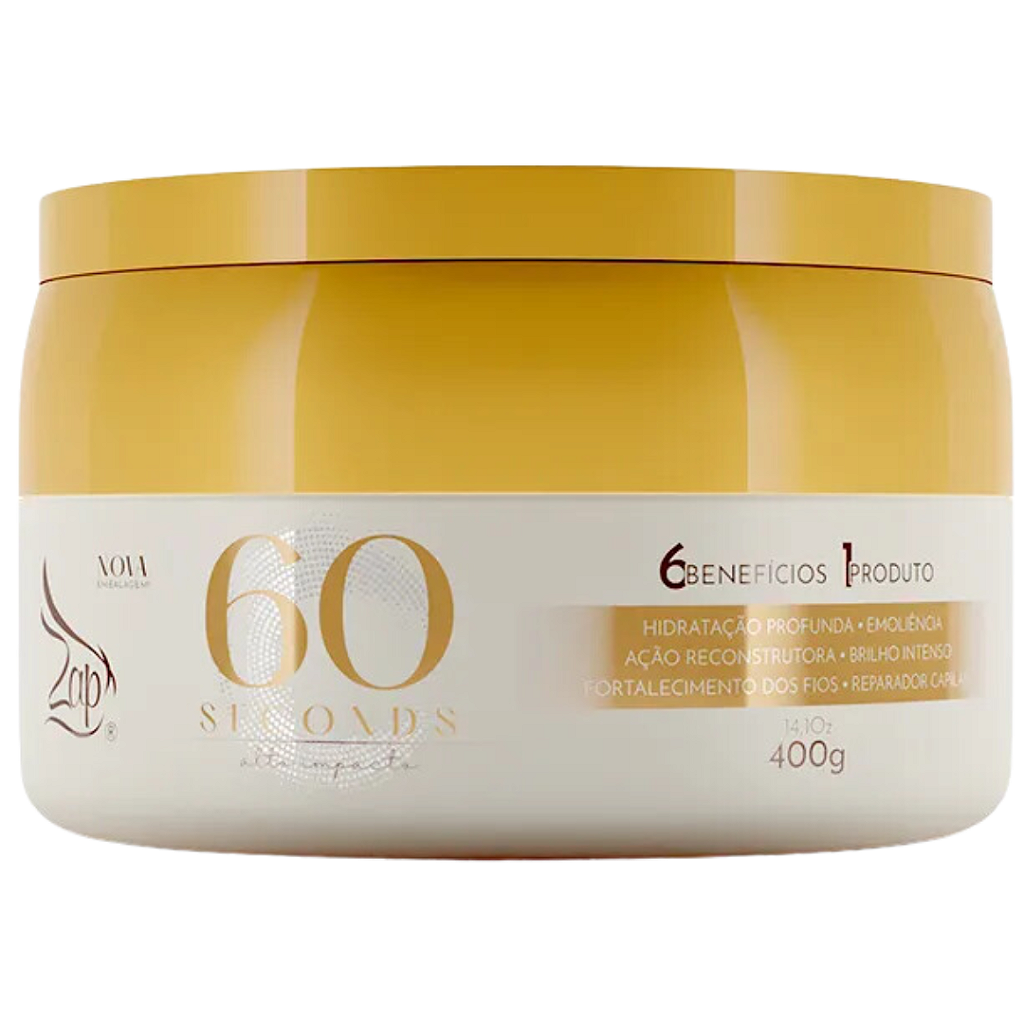 Zap Botox 60 Segundos Alto Impacto Máscara 400g - Distribuidora Direta