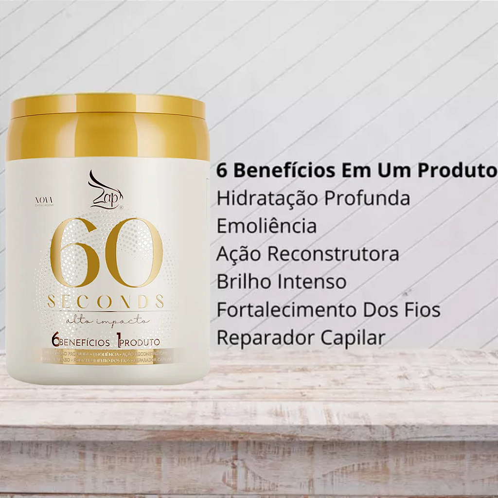 morethan60years、94ML60thEdition Zap Botox Máscara 60 Segundos Alto Impacto Hidratação 950g