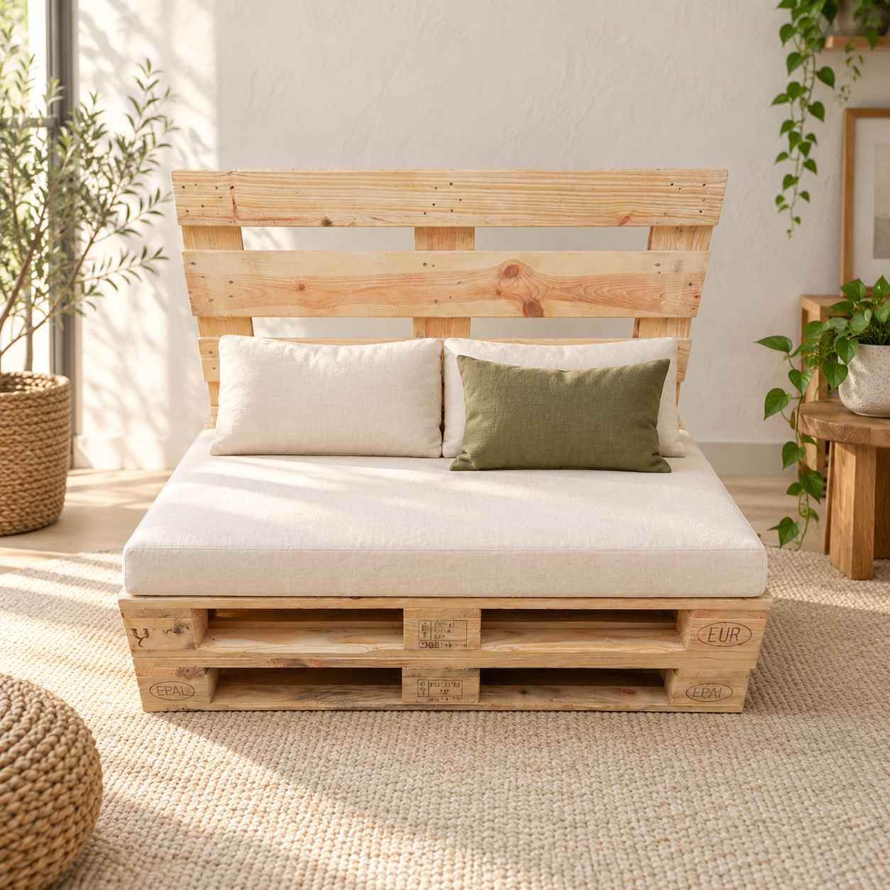 Sofa de pallet euro